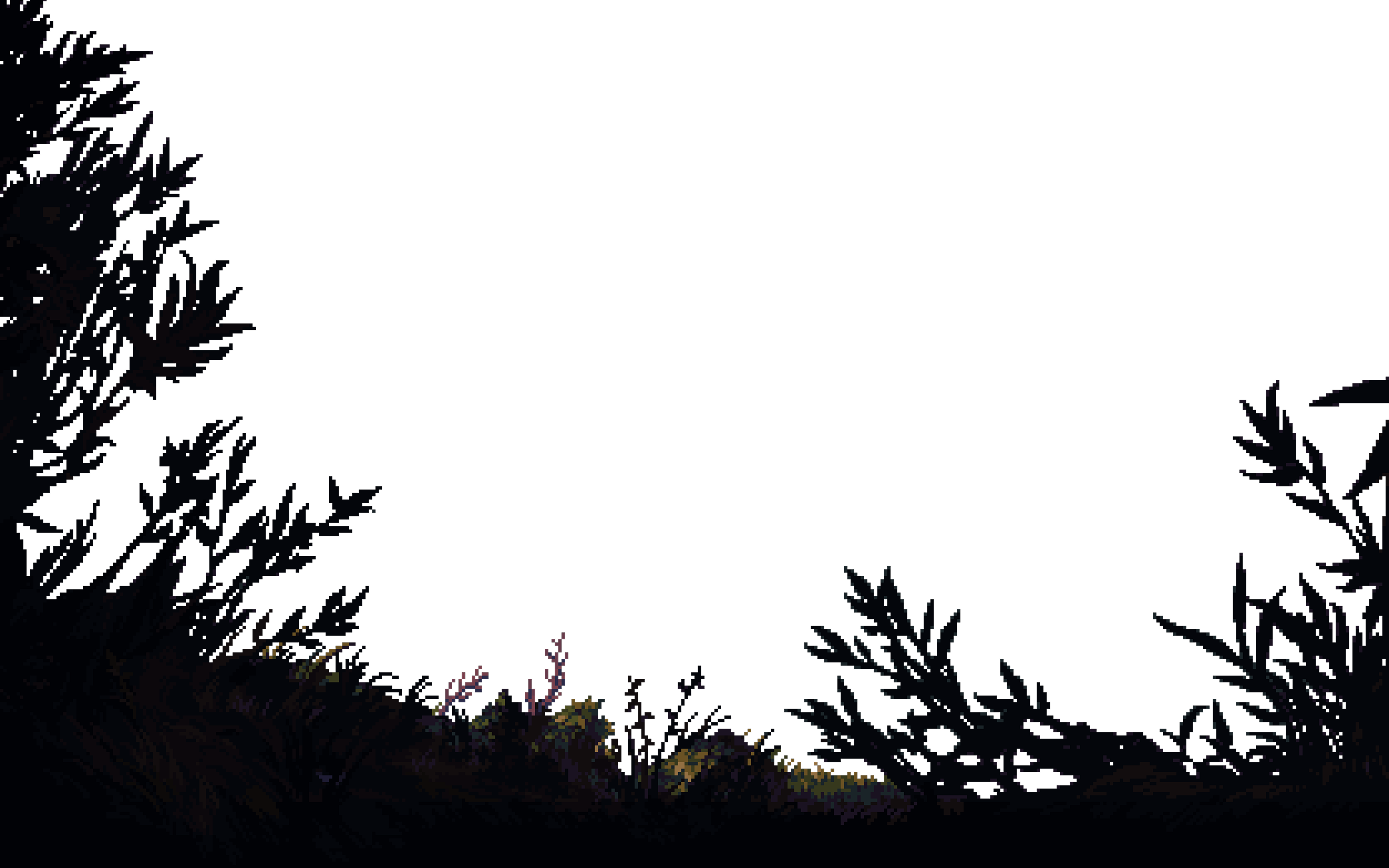 Pixel Art Evening Foreground