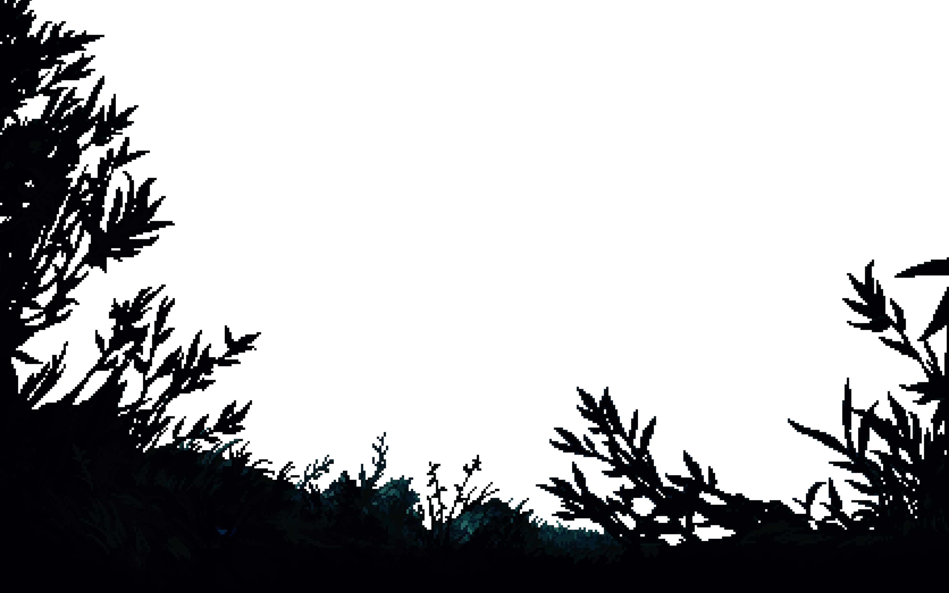 Pixel Art Night Foreground